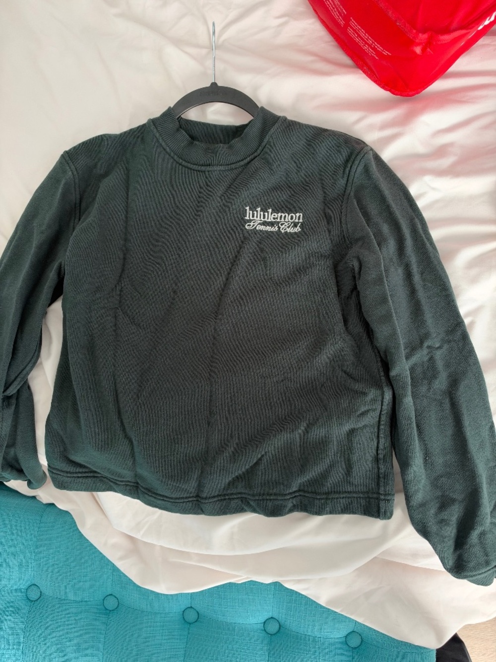 Lululemon tennis club green sweatshirt